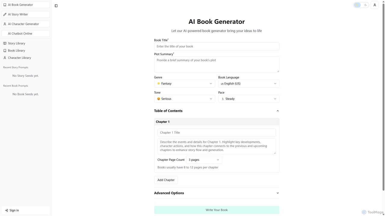 AI Book Generator
