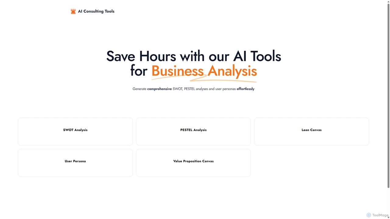 AI Consulting Tools