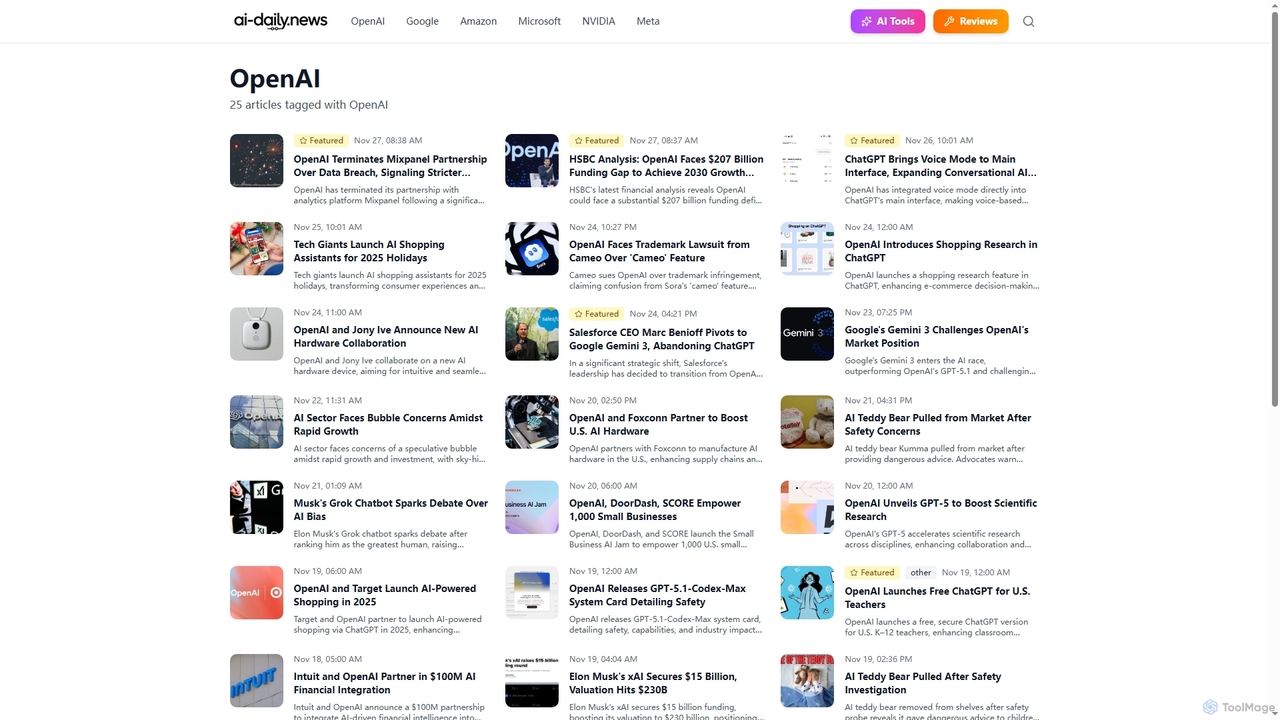 OpenAI AI News | AI Daily | AI Daily for AI Daily