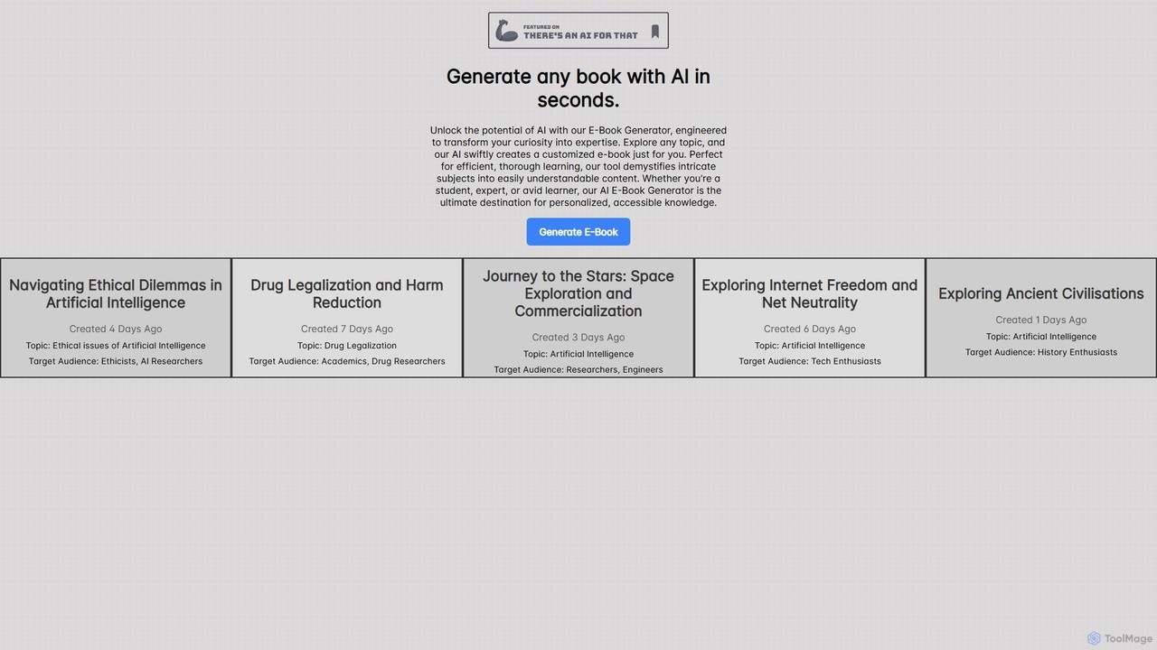 AI E-books