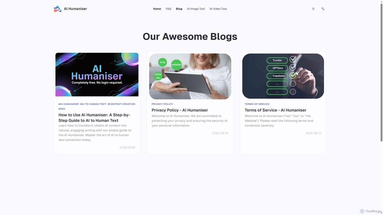 AI Humaniser Blog | AI to human text & SEO Tips for AI Humaniser