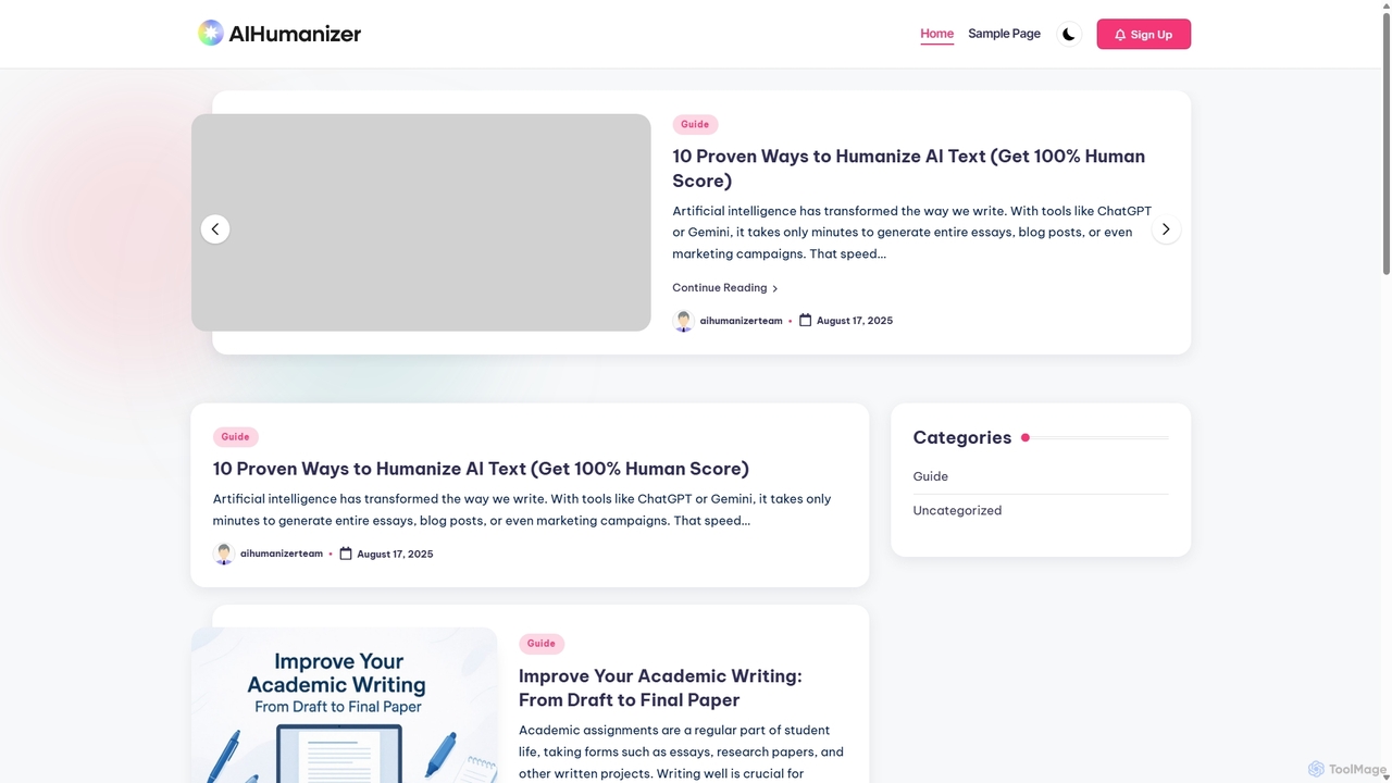 AI Humanizer - Content Writing Assistant for AI Humanizer