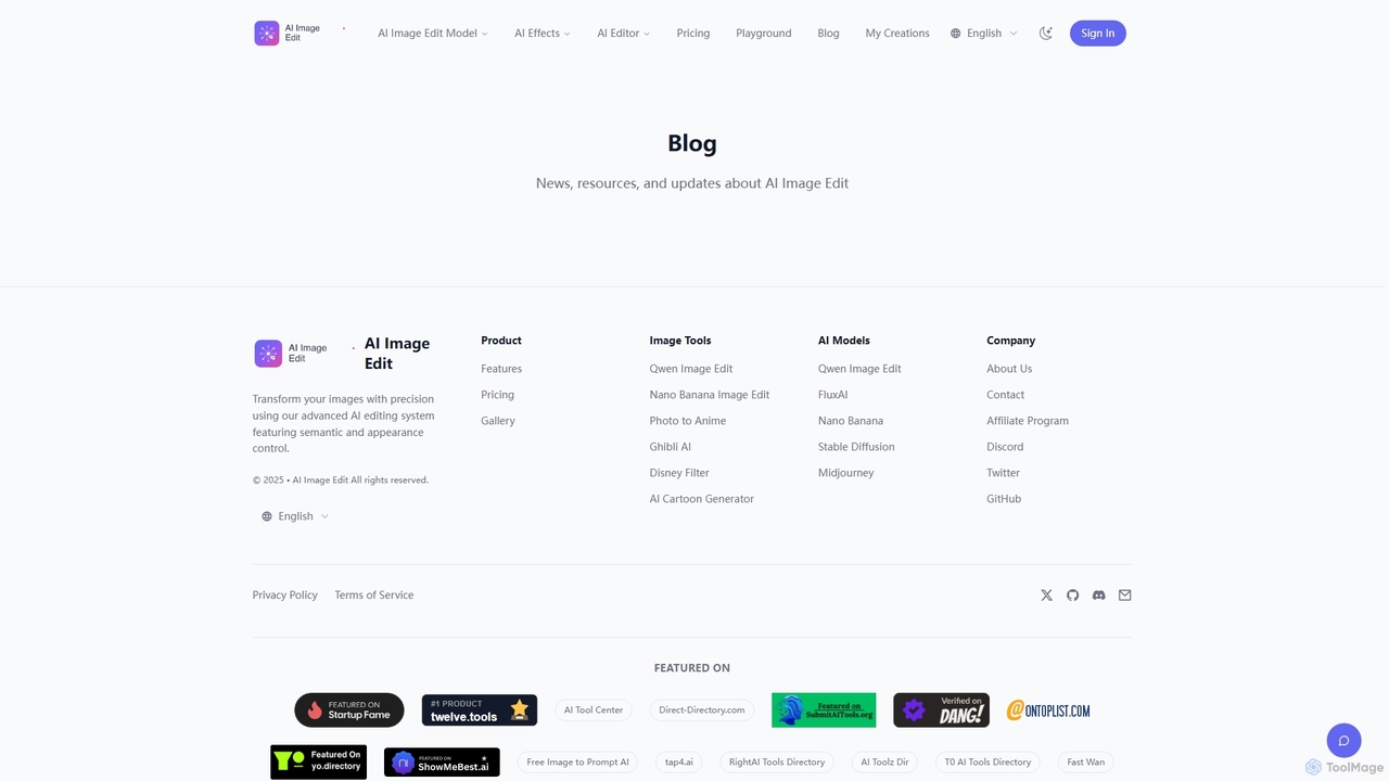 Blog for AI Image Edit