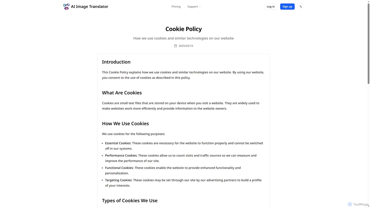 Cookie Policy | AI Image Translator - The Best AI Image Translator for AI Image Translator