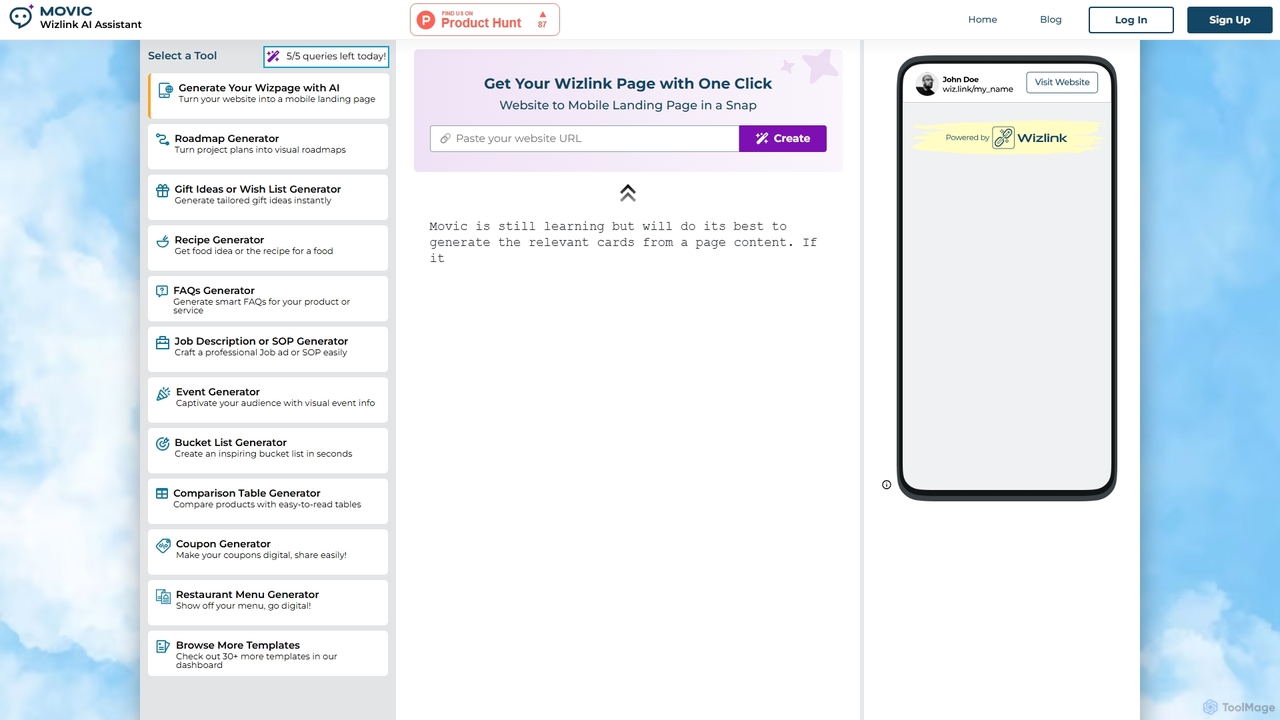 AI Landing Page Builder