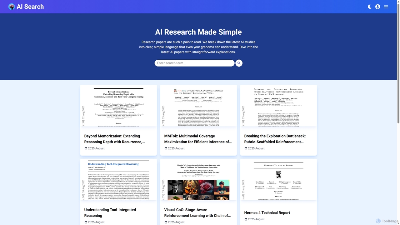AI Research Made Simple - Understand the Latest AI Papers in Simple Terms for Ai Search