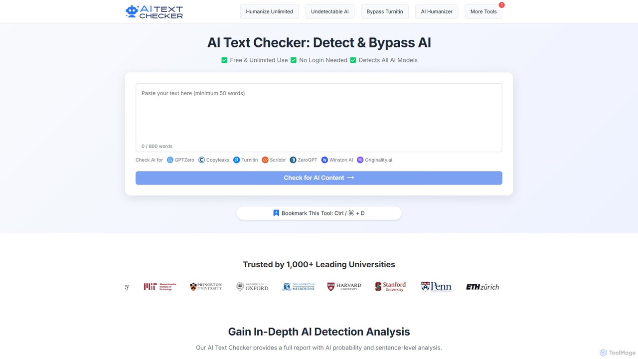 AI Text Checker