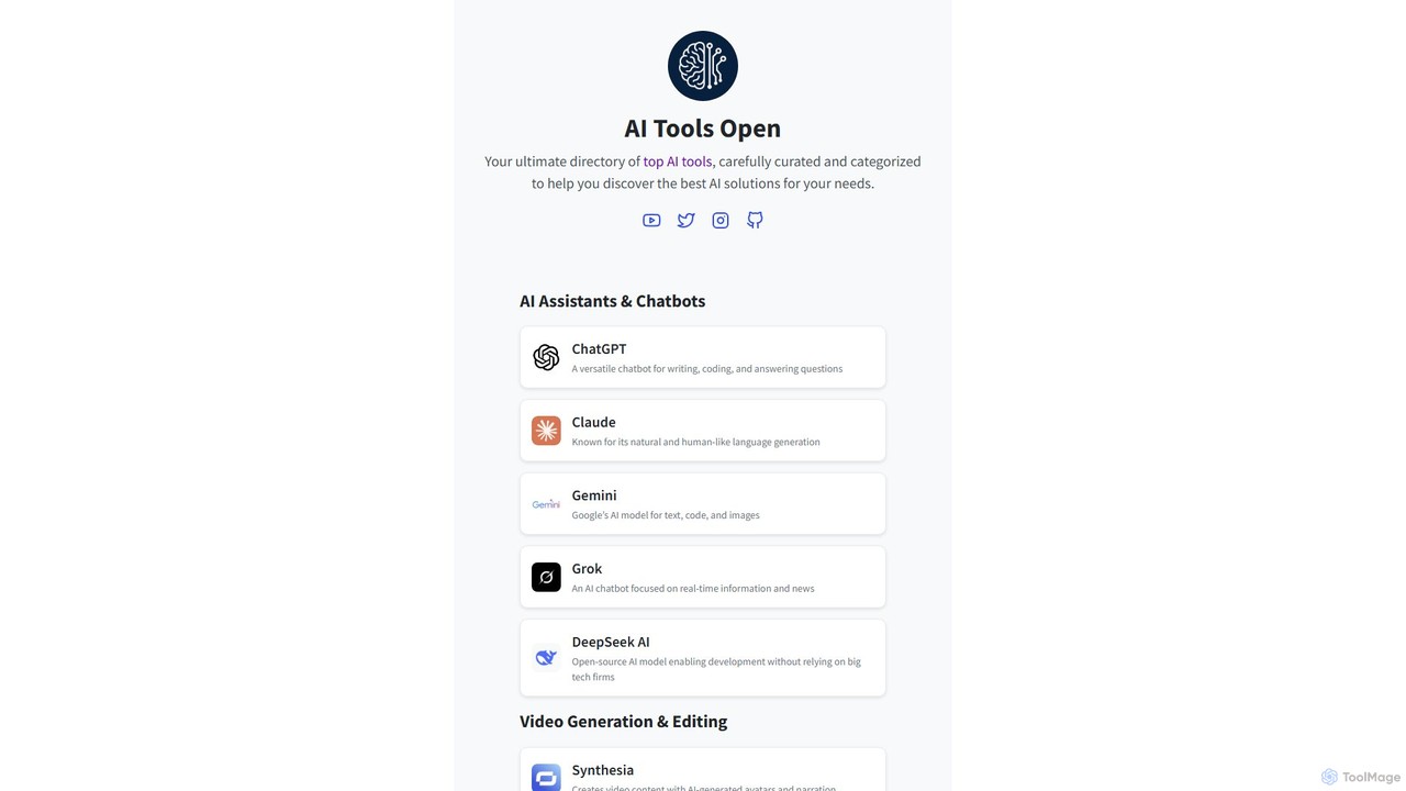 AI Tools Open