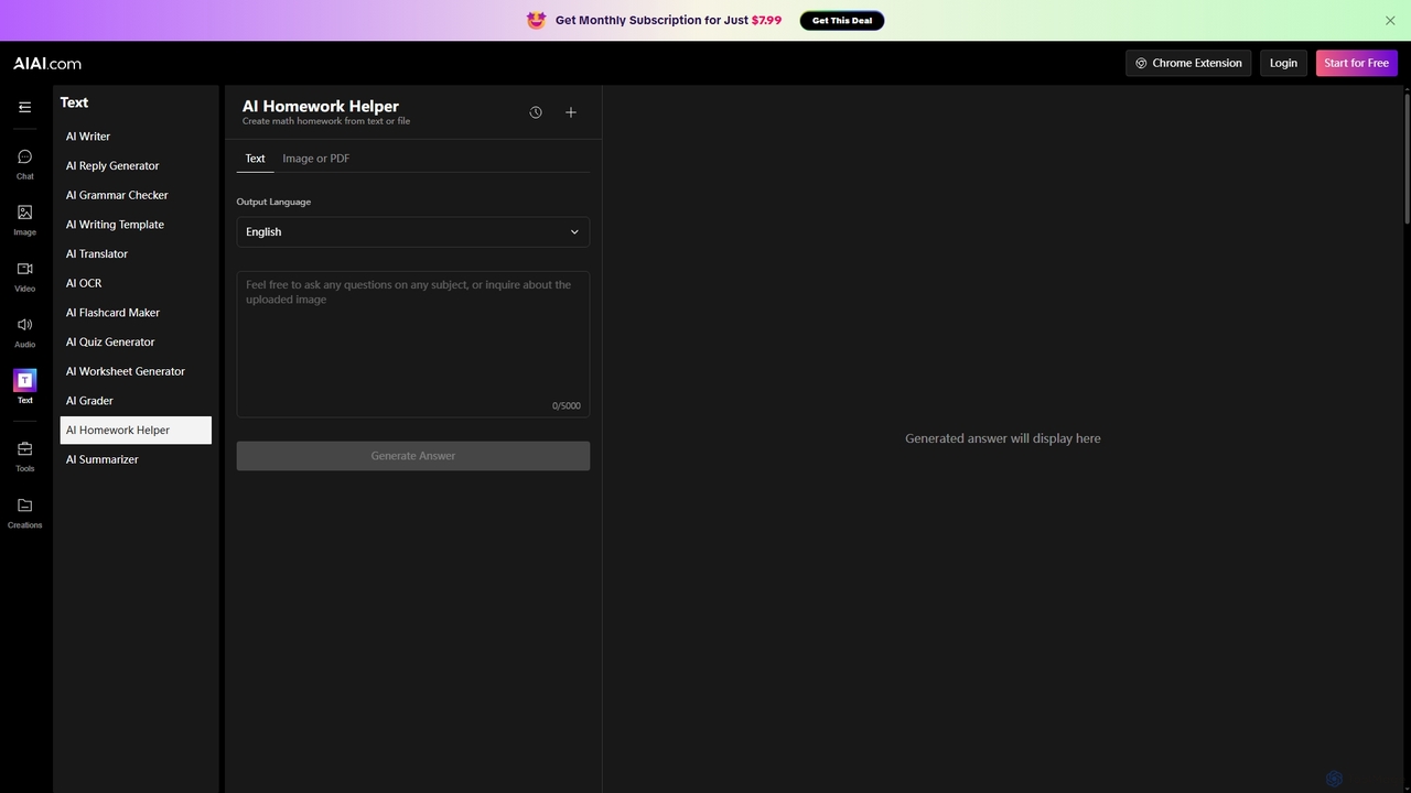 AI Homework Helper: Math Solver, Picture Scanner | AIAI for AIAI