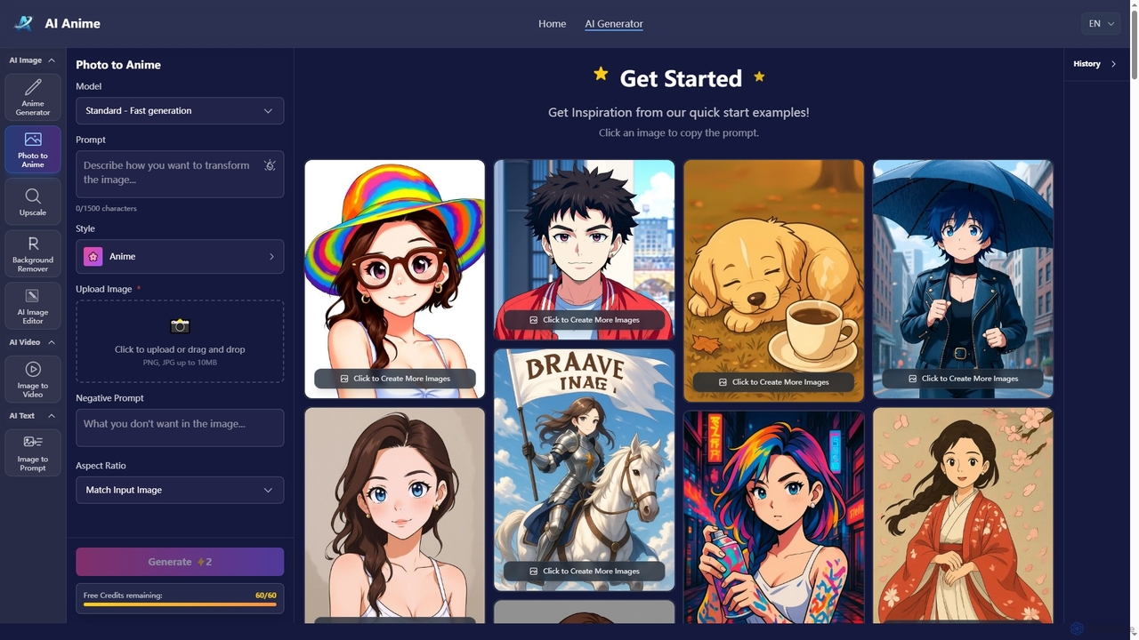 Free AI Photo to Anime Converter: Turn Photo to Anime (No Watermark) for Aianime