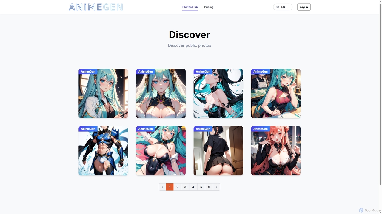 Discover | AnimeGen for Aianimegen