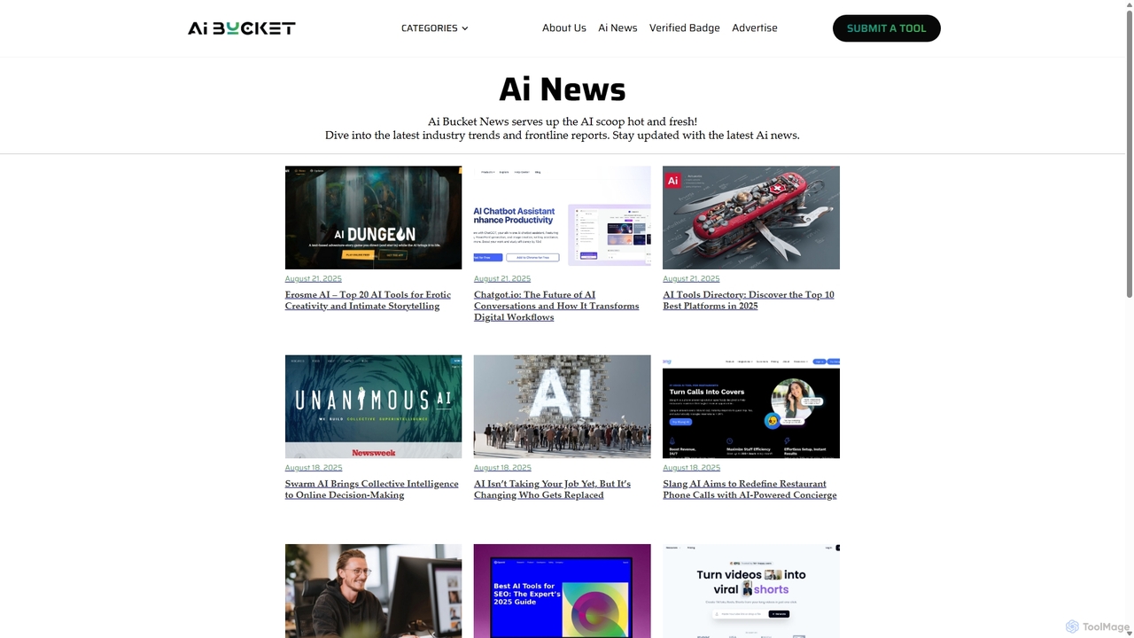 Ai News - Artificial Intelligence News - Latest Ai News for Aibucket