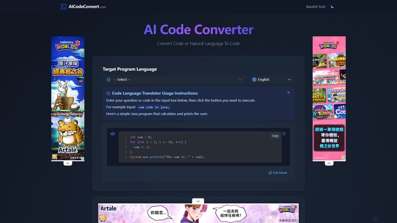 aicodeconvert