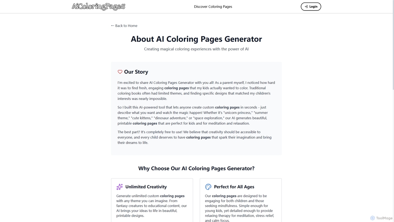 About AI Coloring Pages Generator | AIColoringPages.App for AiColoringPages
