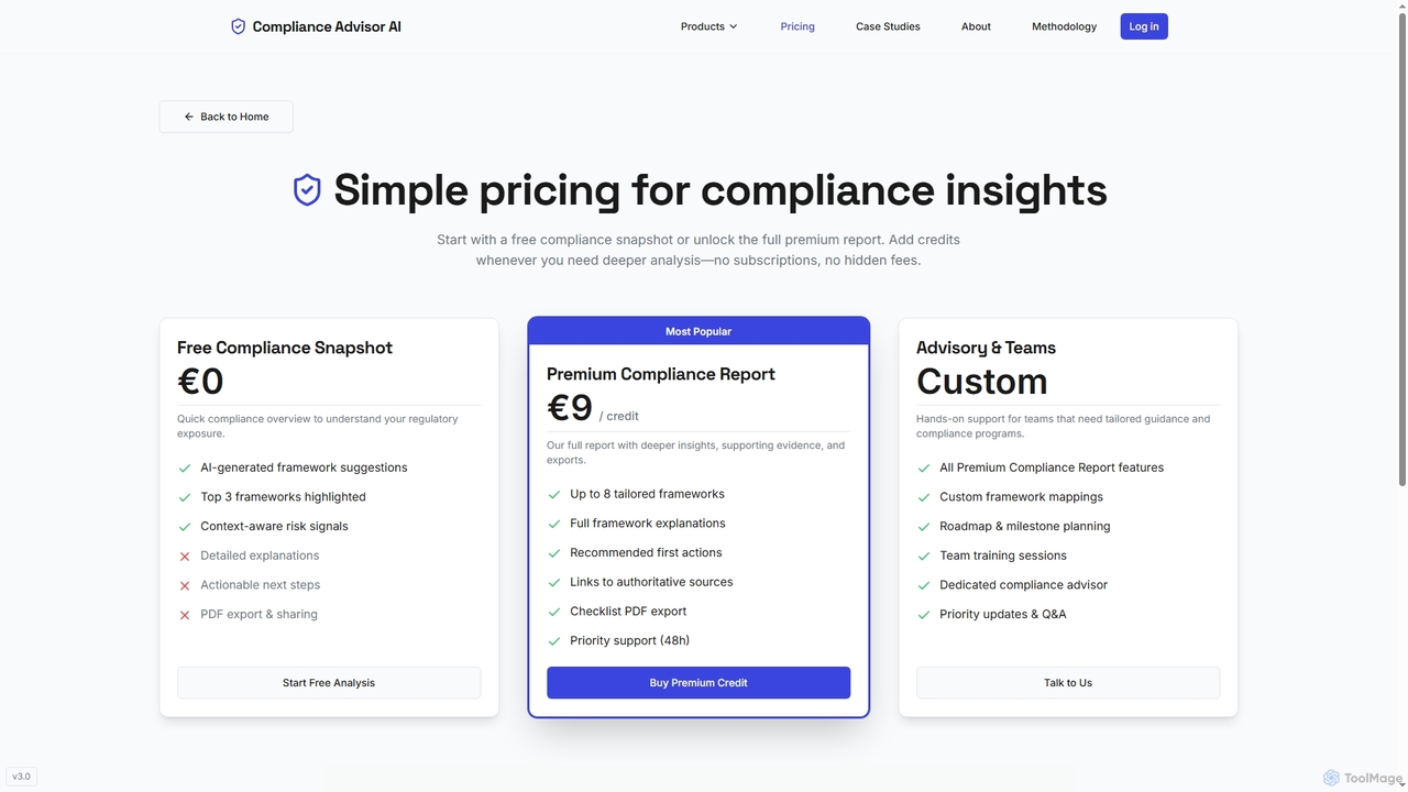 Compliance Advisor AI for Aicomplianceadvisor