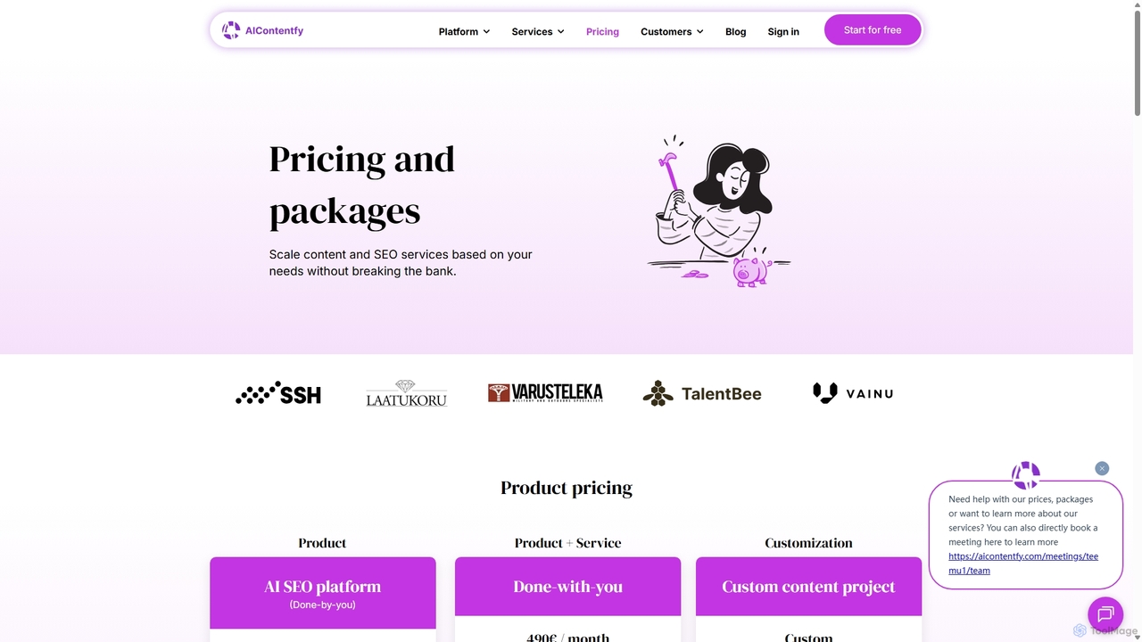 Pricing | AIContentfy for AIContentfy