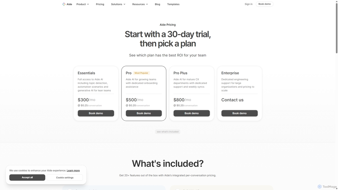 Pricing | Aide for Aide