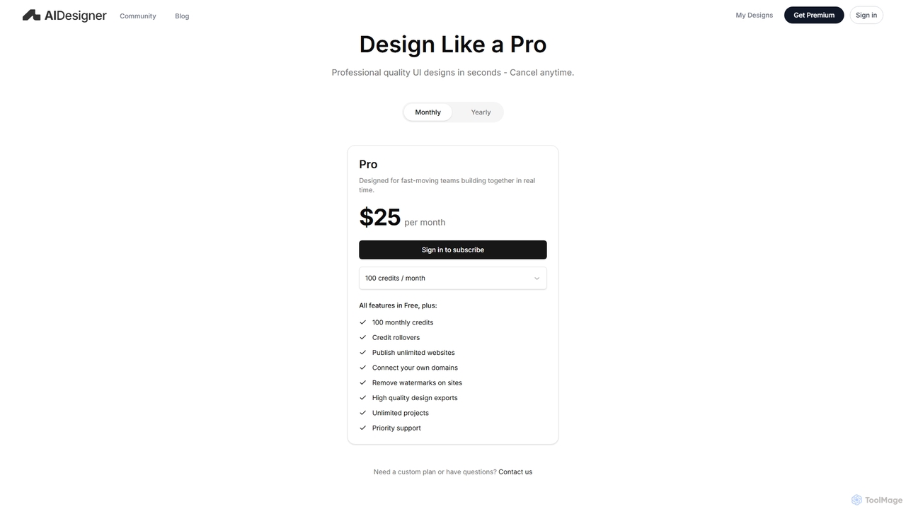 AI Designer | The Most Advanced UX/UI Designer Powered by AI for AIDesigner