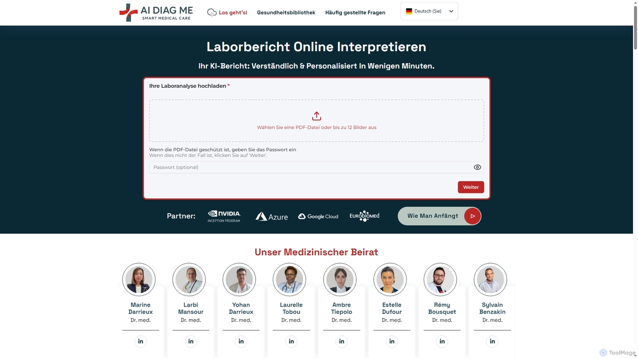 Bluttestergebnisse online in wenigen Minuten interpretieren – Jetzt AI DiagMe testen! for Aidiagme