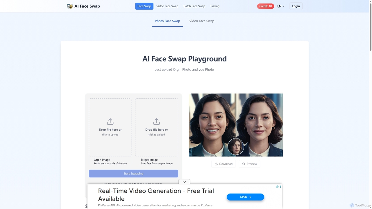 AI Face Swap Online - Transform Your Photos Instantly | aifaceswap.ai for Aifaceswap