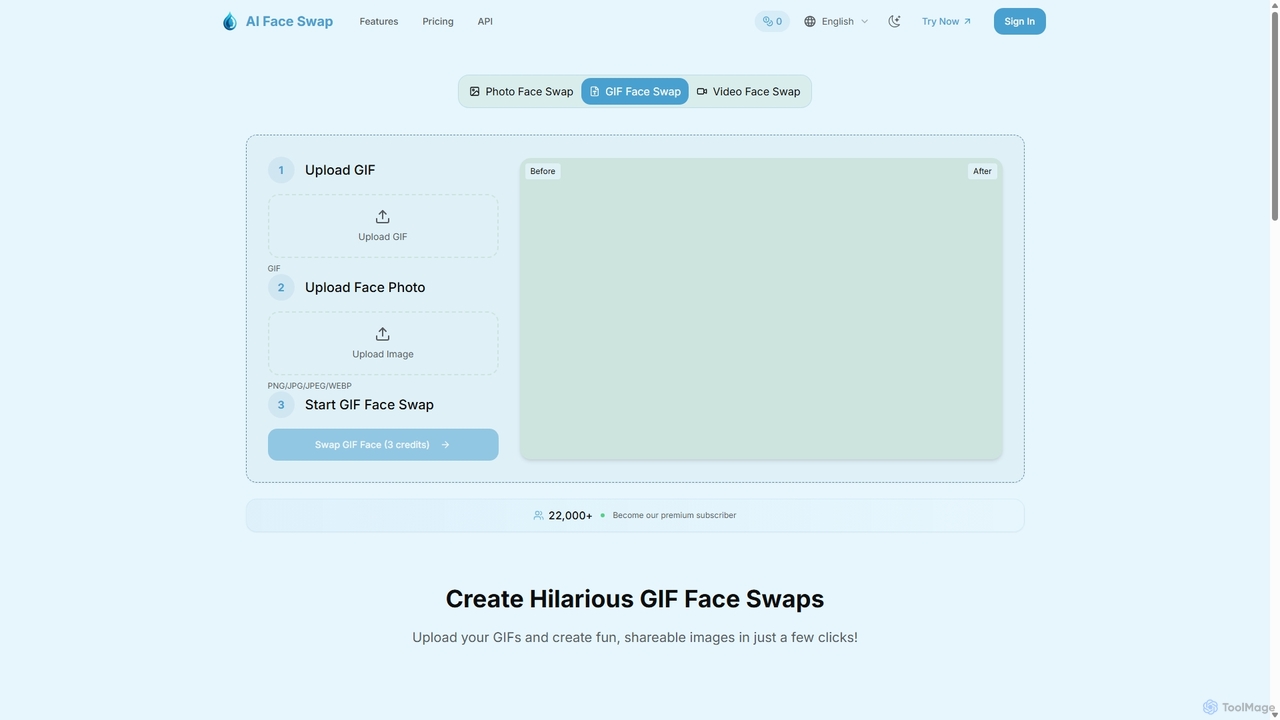 GIF Face Swap - Create Hilarious GIF Face Swaps with AI Technology for Aifaceswap