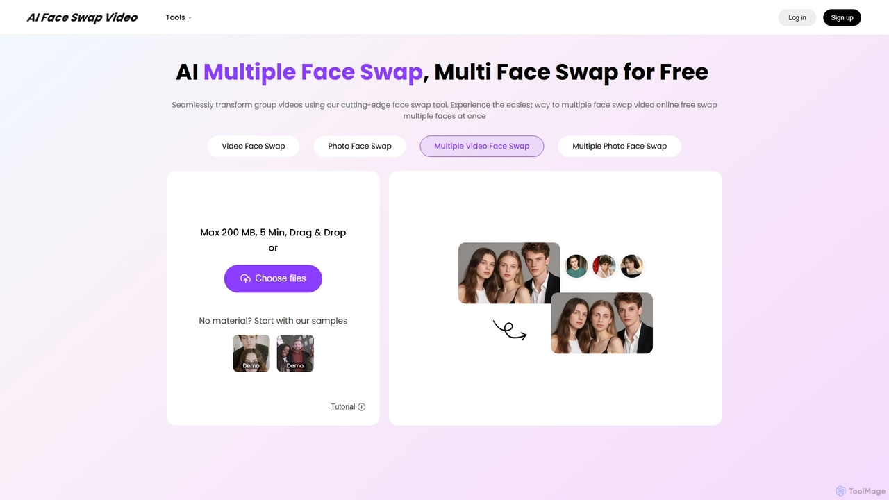 Multiple Face Swap AI, Free Face Swap Multiple Faces Online for AIFaceSwapVideo