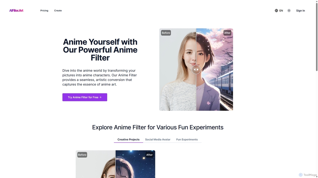 Free AI Anime Filter | AIFilter.Art for AIFilter.Art