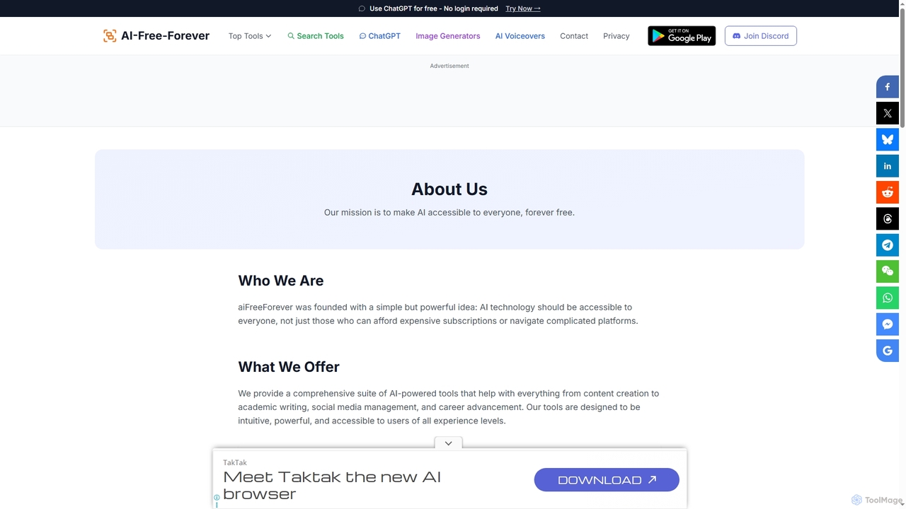 About Us - AI-Free-Forever for AIFreeforever