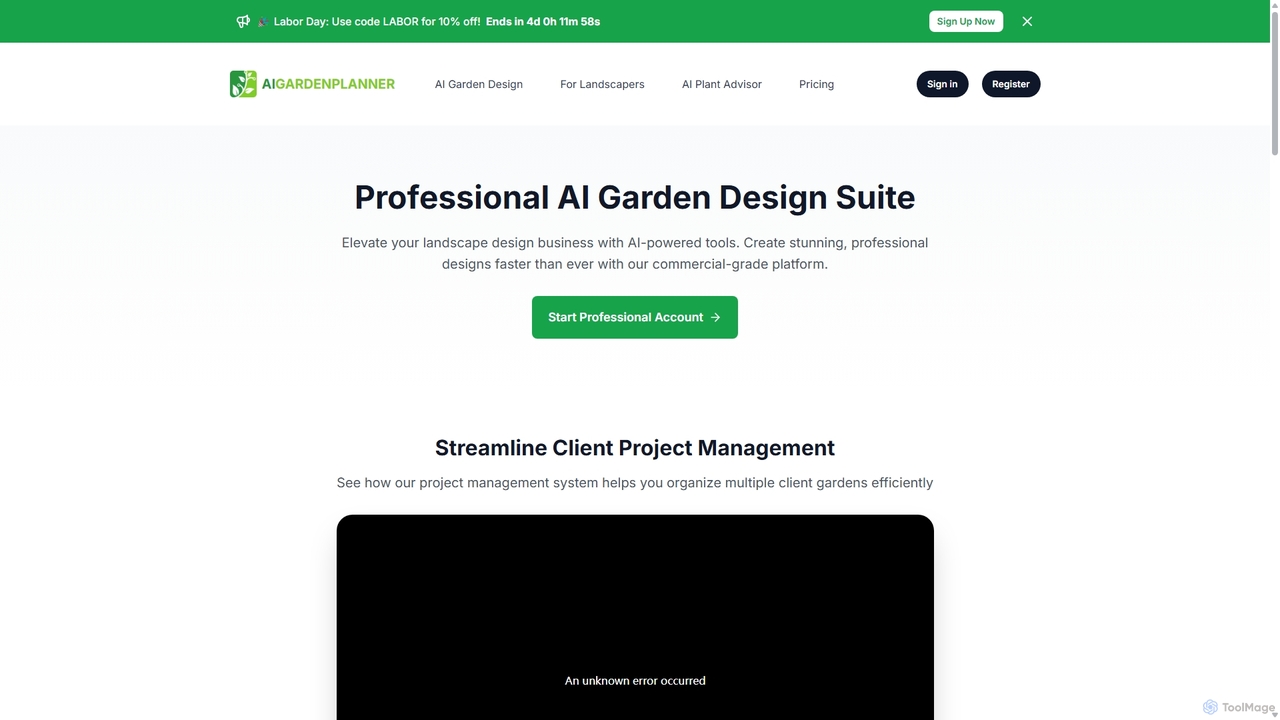 AI Garden Design Tool for Landscapers - AIGardenPlanner for Aigardenplanner