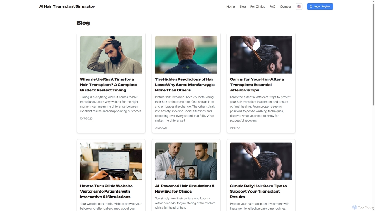 Hair Transplant Blog - AI Hair Transplant Simulator for Aihairtransplant