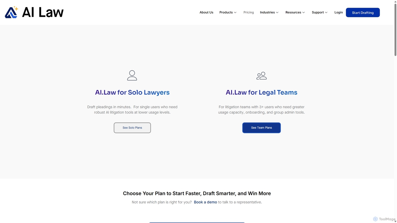 Pricing for AI.Law