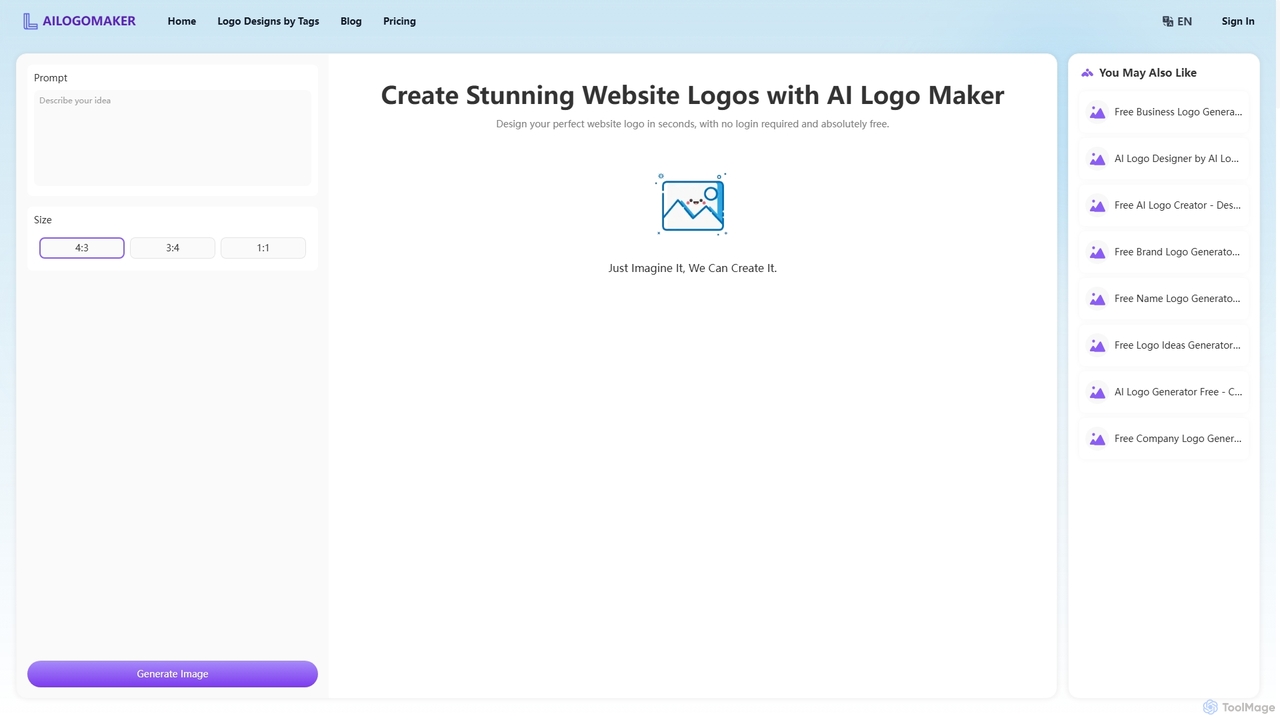 Free Website Logo Generator – AI Logo Maker for Ailogomaker