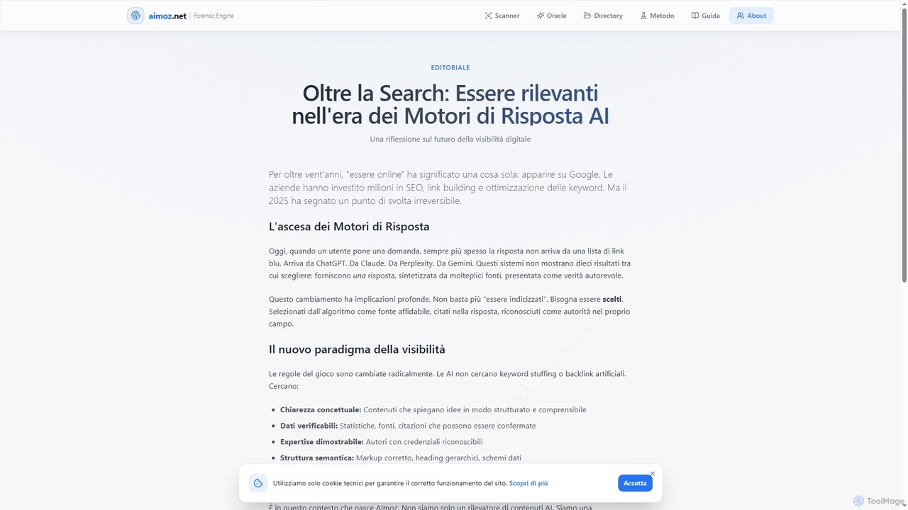 Chi Siamo | AImoz.net - La Nuova Era della Visibilità Digitale for Aimoz