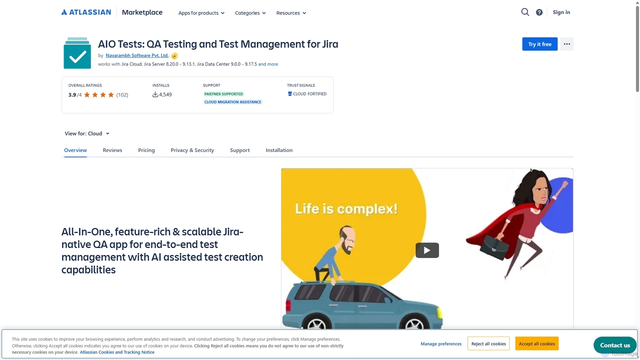 AIO Tests: QA Testing and Test Management for Jira | Atlassian Marketplace for AIO Tests: QA Testing and Test Management for Jira