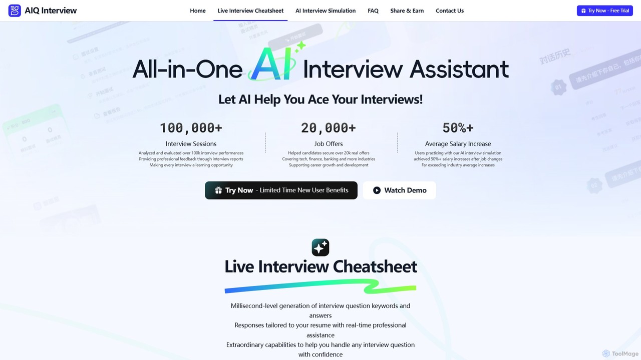 AIQ Interview Cheatsheet