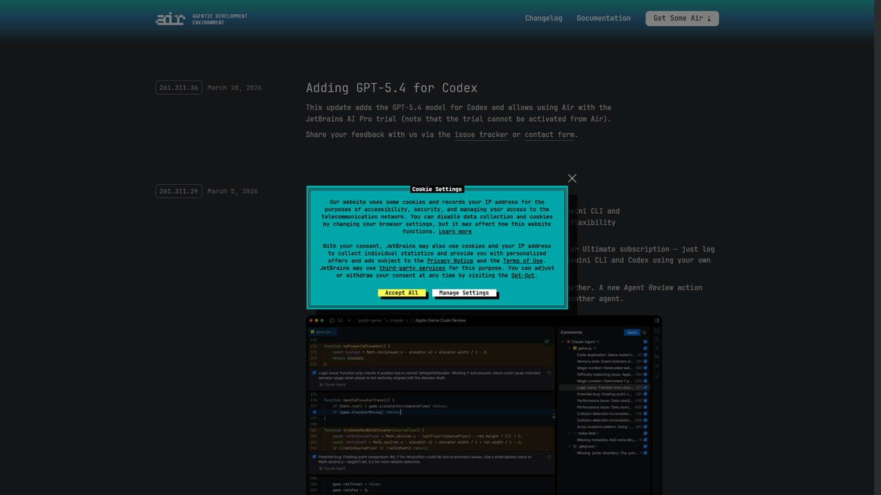 Air: Multitask with agents, stay in control for Air