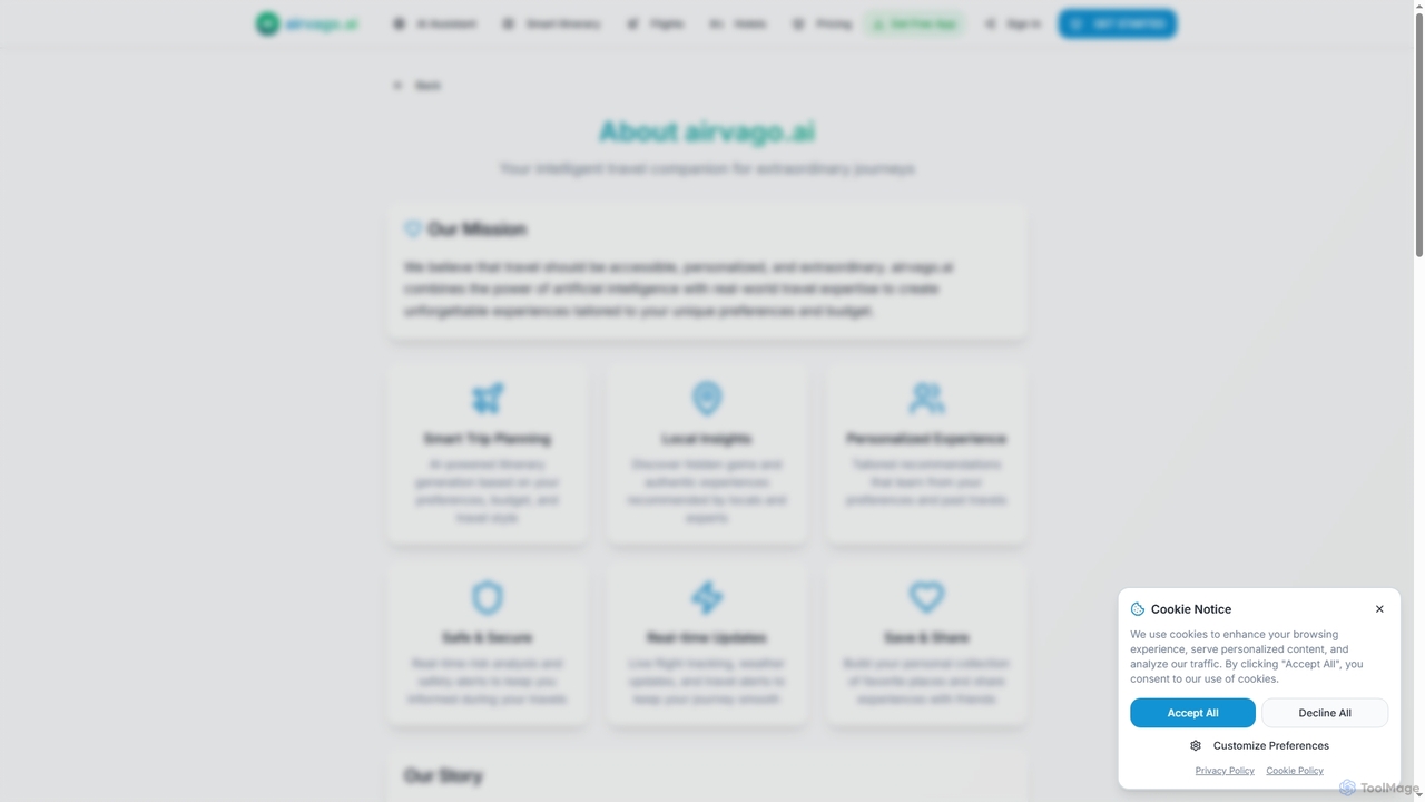 AIRVAGO.AI - AI Travel Planner & Trip Planning Assistant | Best Flight & Hotel Deals for Airvago