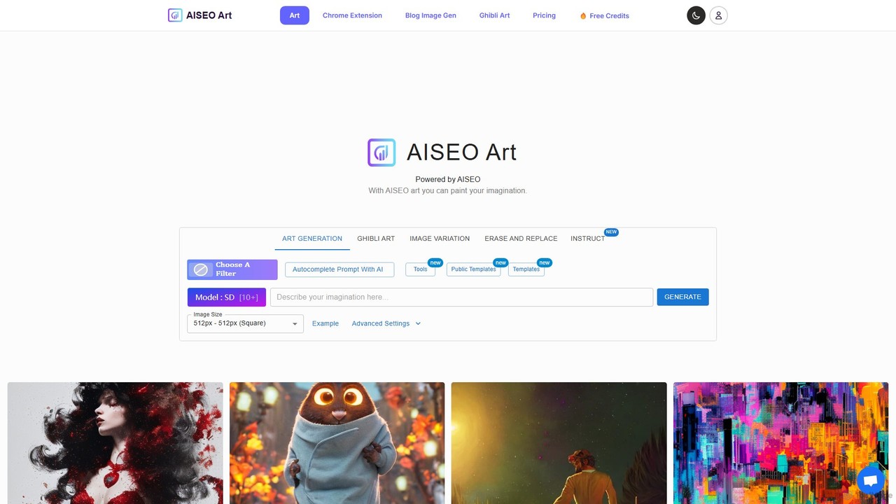 AISEO AI ART Generator