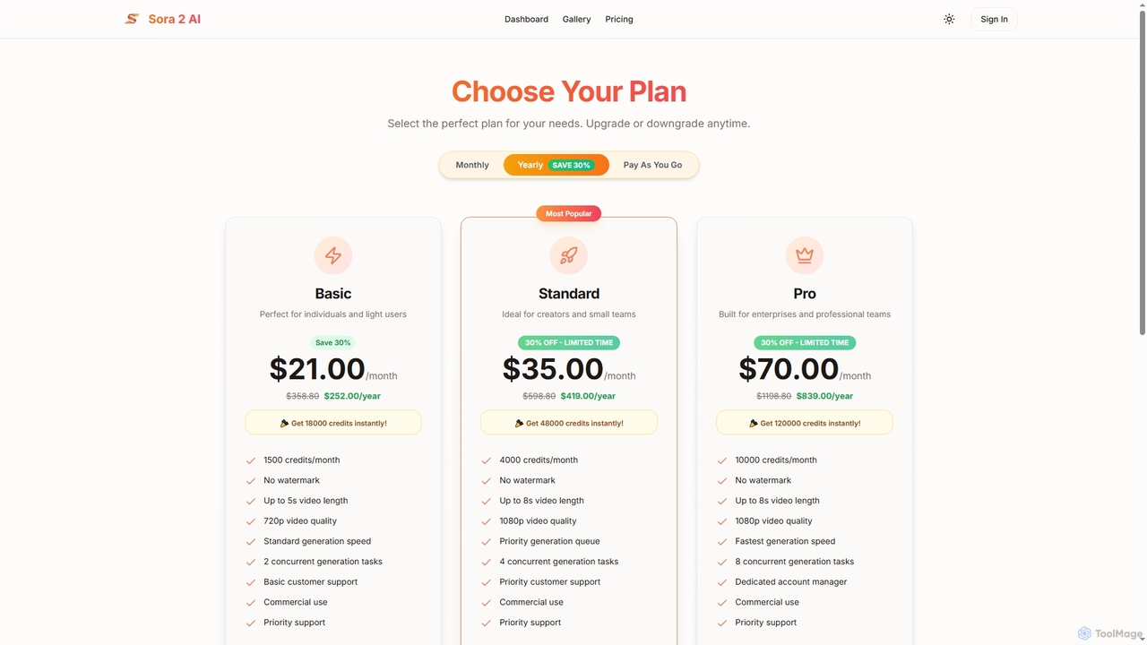 Pricing - Nano Banana AI Image Generator & Editor Plans for Aisora2