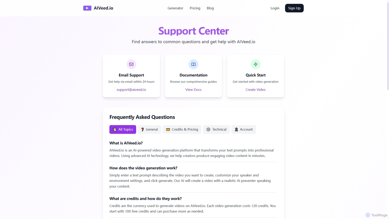 Support Center - AIVeed.io | AIVeed.io for Aiveed