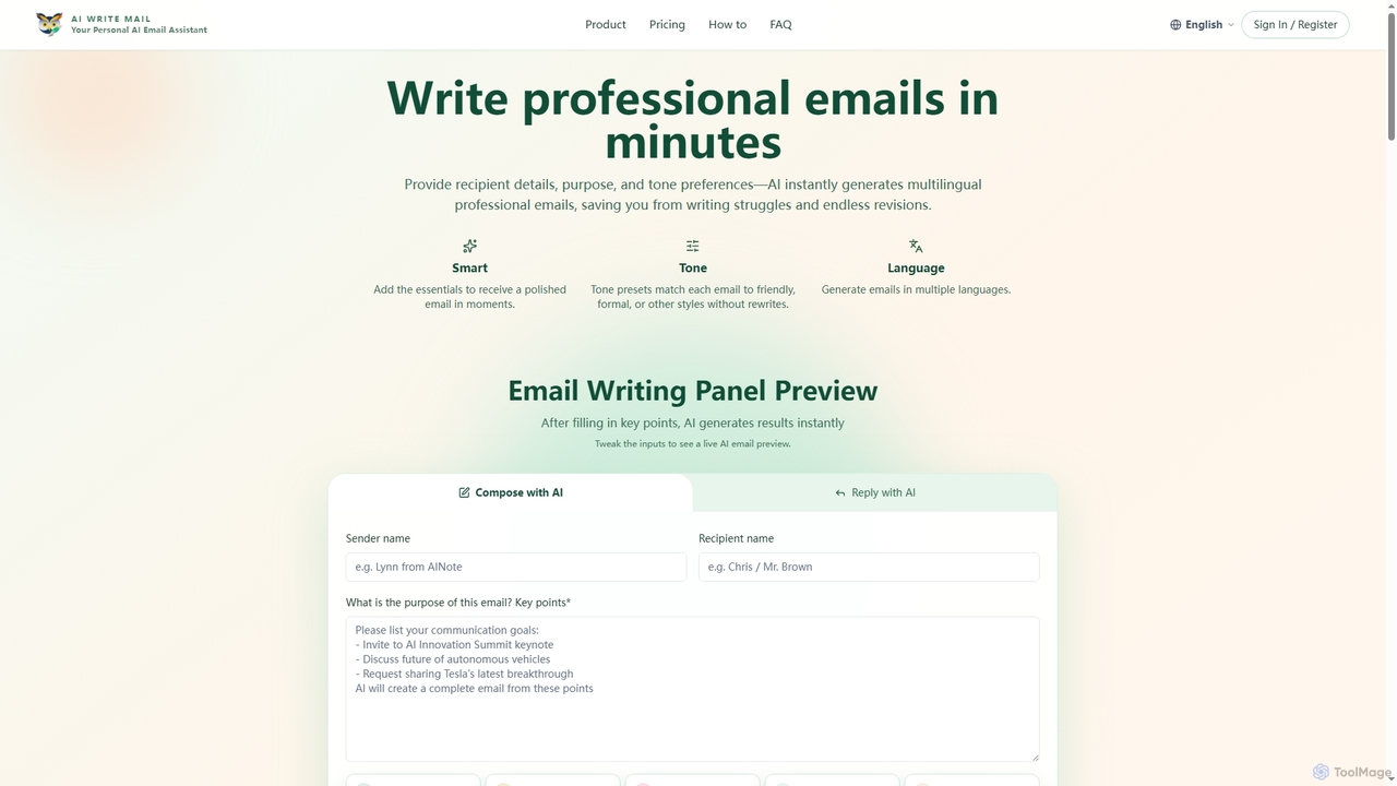 Aiwritemail
