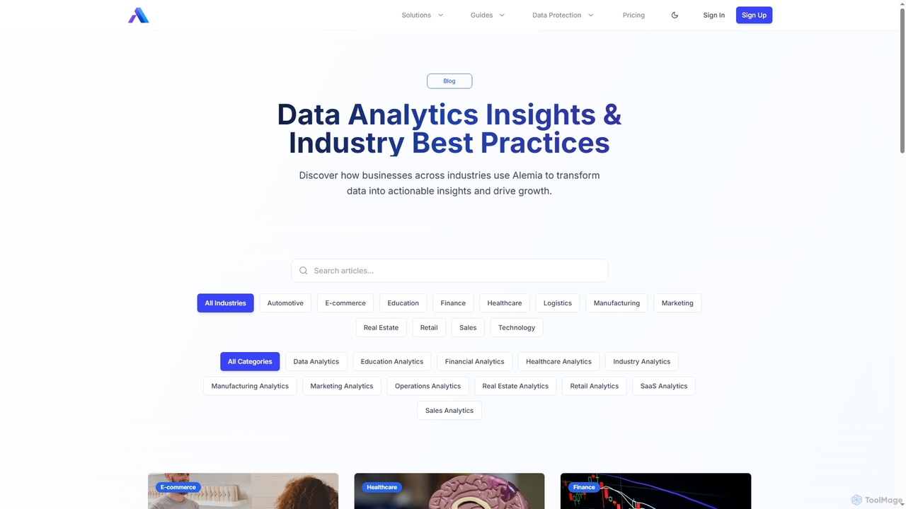 AI Data Analytics Blog | AI Data Analyst Insights & Best Practices | Alemia for Alemia