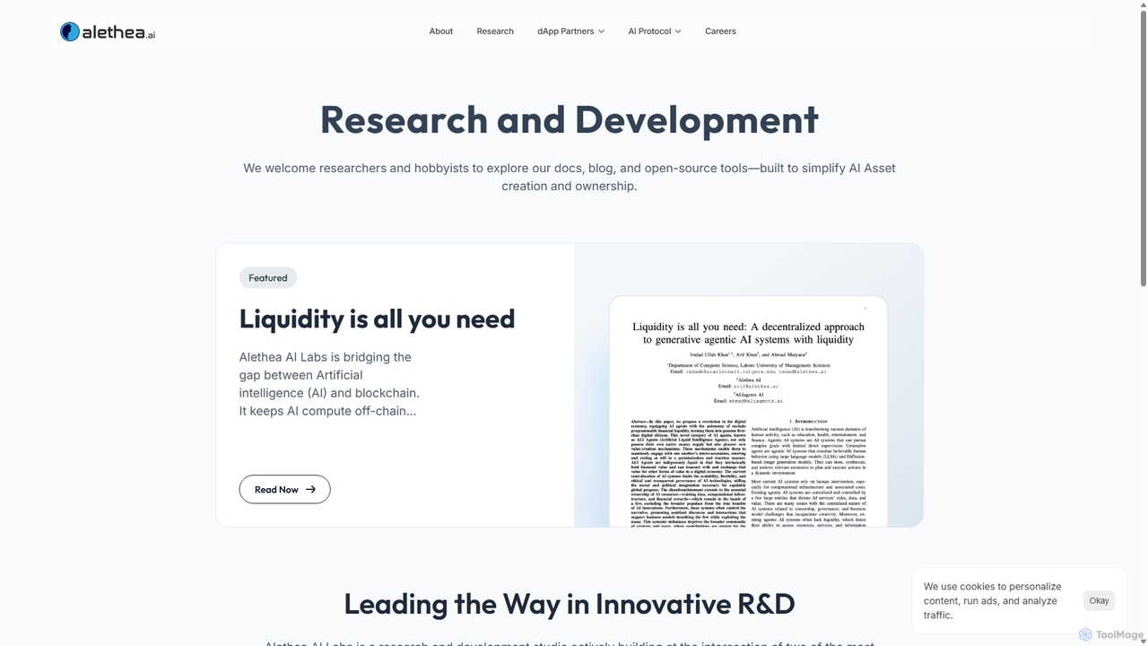 Research for Alethea AI