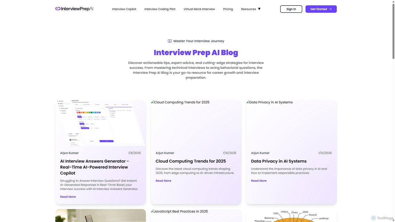 InterviewPrep AI Blog | Tips, Strategies, and Tools for Interview Success for alinterviewprep