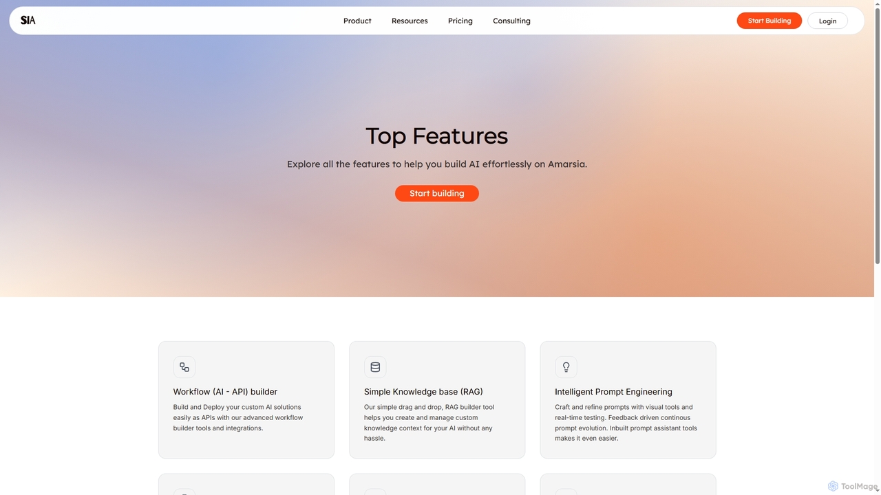 Top Features | Amarsia for Amarsia