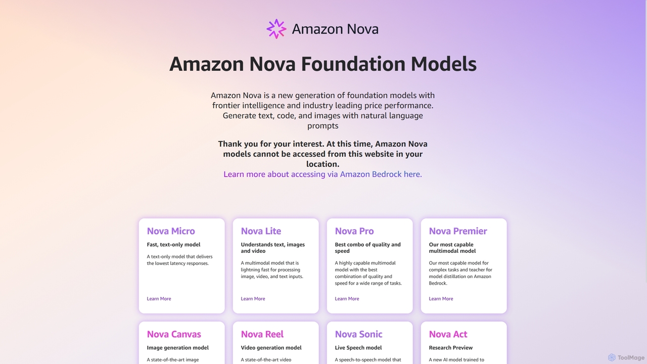 Amazon Nova