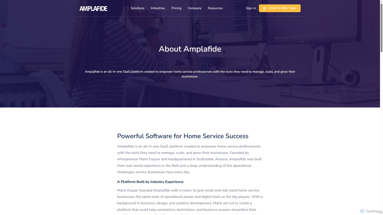 About Amplafide | Built for Home Service Pros by Home Service Experts | Located in Scottsdale, Phoenix AZ for Amplafide