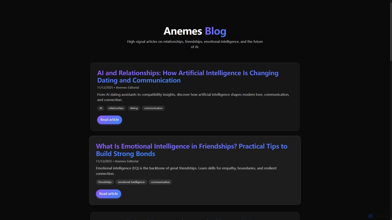 Blog | Anemes | Anemes for Anemes