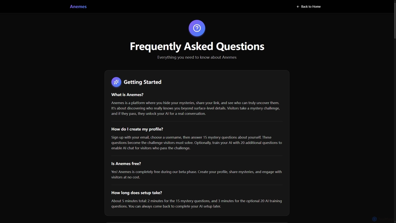 FAQ | Anemes for Anemes