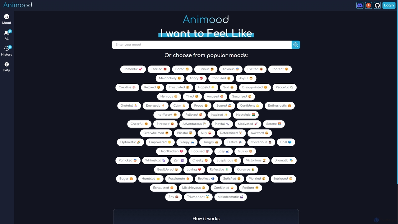 Animood - Mood-Based Anime Recommendations for Animood